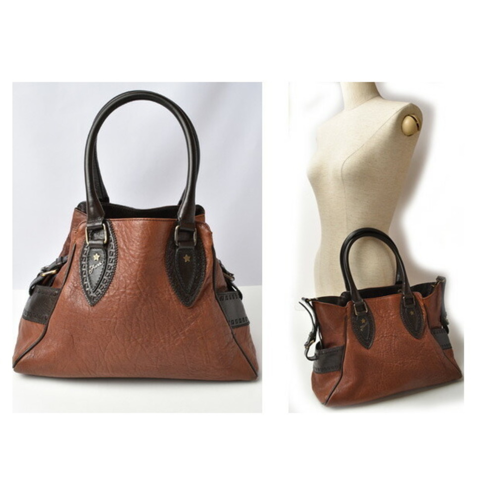 Fendi Processing Leather Handbag Brown - image 2